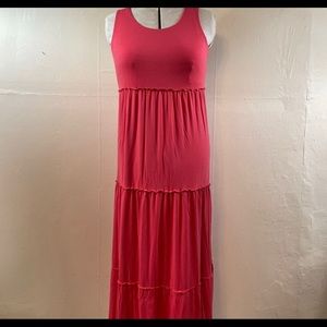 PLUS SIZE! Chico's Super Stretchy Pink Maxi Dress Size 1X